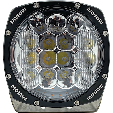 Tiger Lights LED 8" Mojave Series Light Spot/Flood Light Pattern, 12-24 Volt, 150 Watt; TLM8